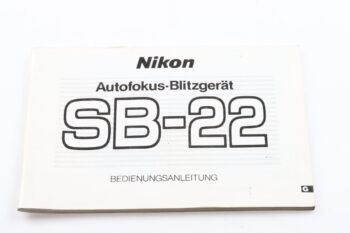 Nikon Speedlight SB-22 Bedienungsanleitung