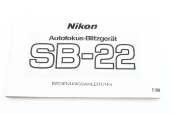 Nikon Speedlight SB-22 Bedienungsanleitung