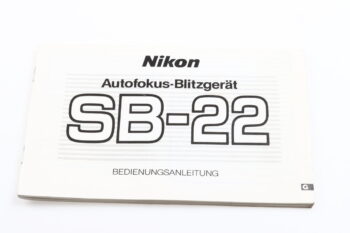Nikon Speedlight SB-22 Bedienungsanleitung
