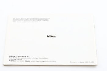 Nikon Speedlight SB-20 Bedienungsanleitung