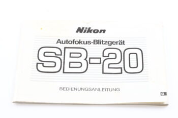 Nikon Speedlight SB-20 Bedienungsanleitung