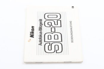 Nikon Speedlight SB-20 Bedienungsanleitung