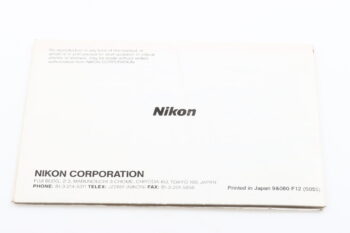 Nikon Speedlight SB-23 Instruction Manual