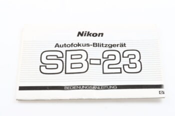 Nikon Speedlight SB-23 Bedienungsanleitung