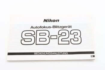 Nikon Speedlight SB-23 Bedienungsanleitung
