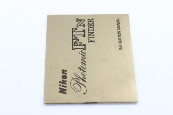 Nikon Photomic FTN Finder Instruction Manual