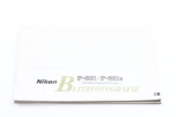 Nikon F-601/F601M Blitzfotografie Anleitung