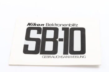 Nikon Speedlight SB-10 Bedienungsanleitung