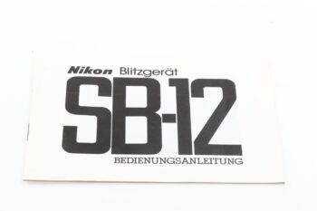 Nikon Speedlight SB-12 Bedienungsanleitung