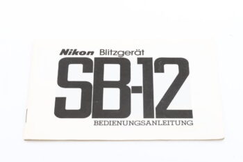 Nikon Speedlight SB-12 Bedienungsanleitung