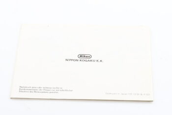 Nikon Speedlight SB-12 Bedienungsanleitung