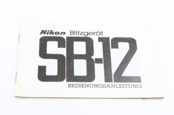 Nikon Speedlight SB-12 Bedienungsanleitung