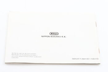 Nikon Speedlight SB-15 Bedienungsanleitung