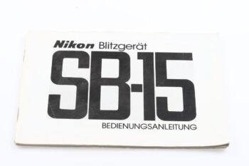 Nikon Speedlight SB-15 Bedienungsanleitung
