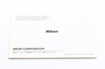 Nikon Speedlight SB-17 Bedienungsanleitung