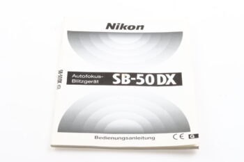 Nikon Speedlight SB-50DX Bedienungsanleitung