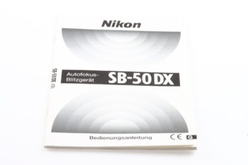 Nikon Speedlight SB-50DX Bedienungsanleitung