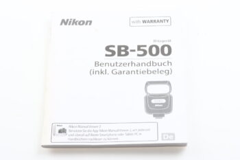 Nikon Speedlight SB-500 Bedienungsanleitung