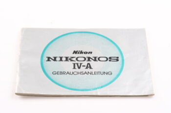 Nikon Nikonos IV-A Gebrauchsanleitung