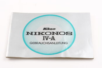 Nikon Nikonos IV-A Gebrauchsanleitung