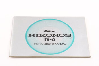 Nikon Nikonos IV-A Instruction Manual