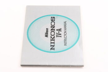 Nikon Nikonos IV-A Instruction Manual