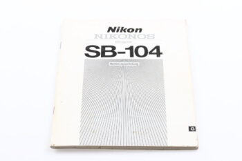 Nikon Nikonos SB-104 Bedienungsanleitung