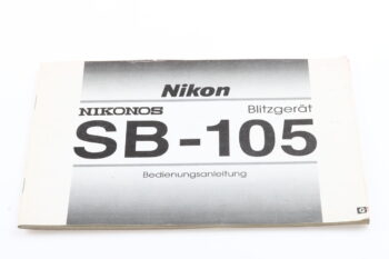 Nikon Nikonos SB-105 Bedienungsanleitung