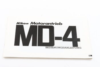 Nikon MD-4 Bedienungsanleitung