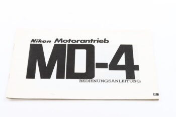 Nikon MD-4 Bedienungsanleitung