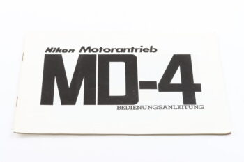 Nikon MD-4 Bedienungsanleitung
