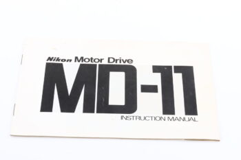 MD-11 Instructions Manual
