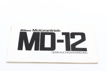Nikon MD-12 Gebrauchsanweisung