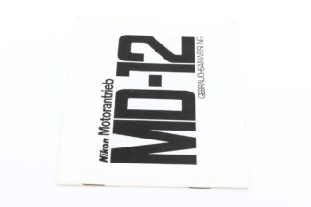 Nikon MD-12 Gebrauchsanweisung