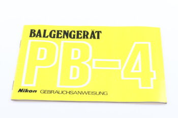 Nikon PB-4 Gebrauchsanweisung