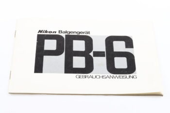 Nikon PB-6 Gebrauchsanweisung