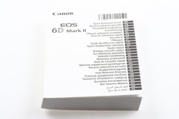 Canon EOS 6D Mark II Kurzanleitung