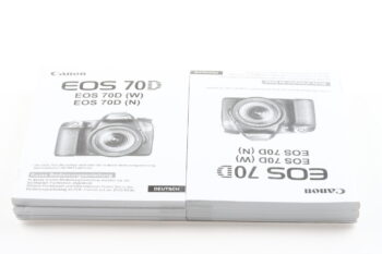 Canon EOS 70D Bedienungsanleitung (DE/FR/IT/NL)