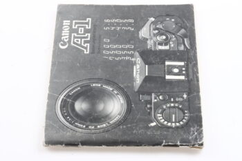 Canon A-1 Bedienungsanleitung