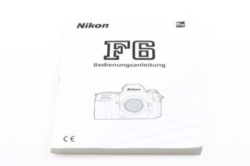 Nikon F6 Bedienungsanleitung
