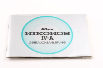 Nikon Nikonos IV-A Gebrauchsanleitung