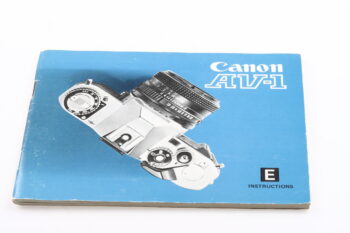 Canon AV-1 Instructions Manual