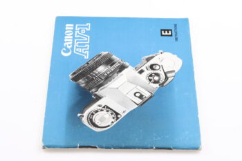 Canon AV-1 Instructions Manual