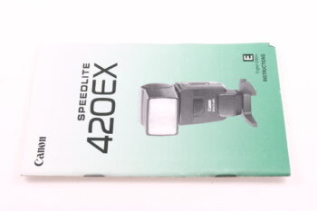 Canon Speedlite 420EX Instructions