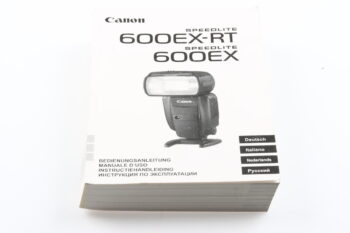Canon Speedlite 600EX / 600EX-RT Bedienungsanleitung
