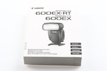 Canon Speedlite 600EX / 600EX-RT Bedienungsanleitung