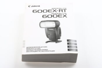 Canon Speedlite 600EX / 600EX-RT Bedienungsanleitung