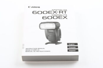 Canon Speedlite 600EX / 600EX-RT Instruction Manual