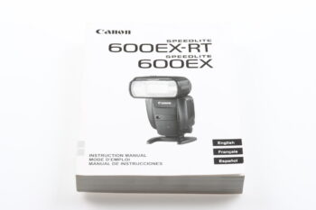 Canon Speedlite 600EX / 600EX-RT Instruction Manual