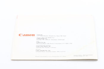 Canon T50 Bedienungsanleitung